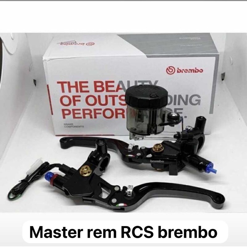 master rem model rc98 handle rem full cnc set+tabung big brembo