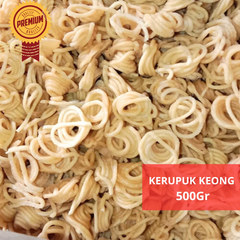 

Kerupuk Keong Sidoarjo Super Renyah 500gr - Dewi Sri Mart