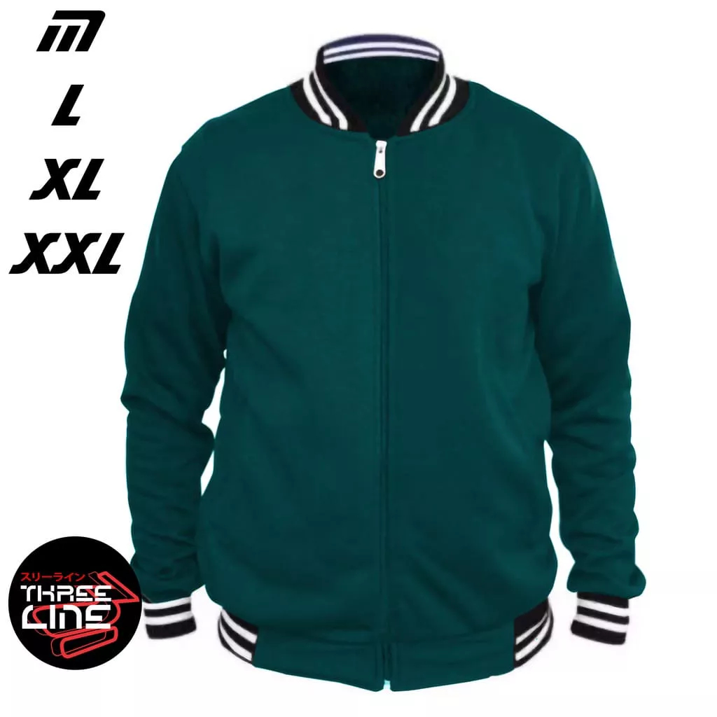 jaket parsit bahan fleece gsm 24