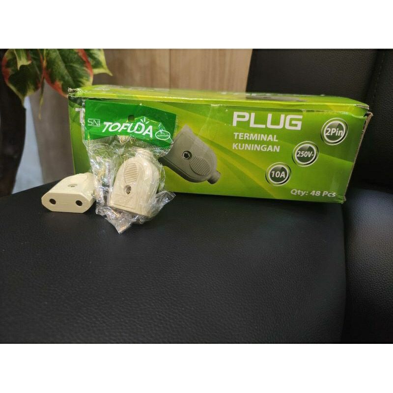 Steker Contra /Stek Contra Gepeng Tofuda 205 / cahaya 313 contra /Daiken Gepeng DK-883 Satuan