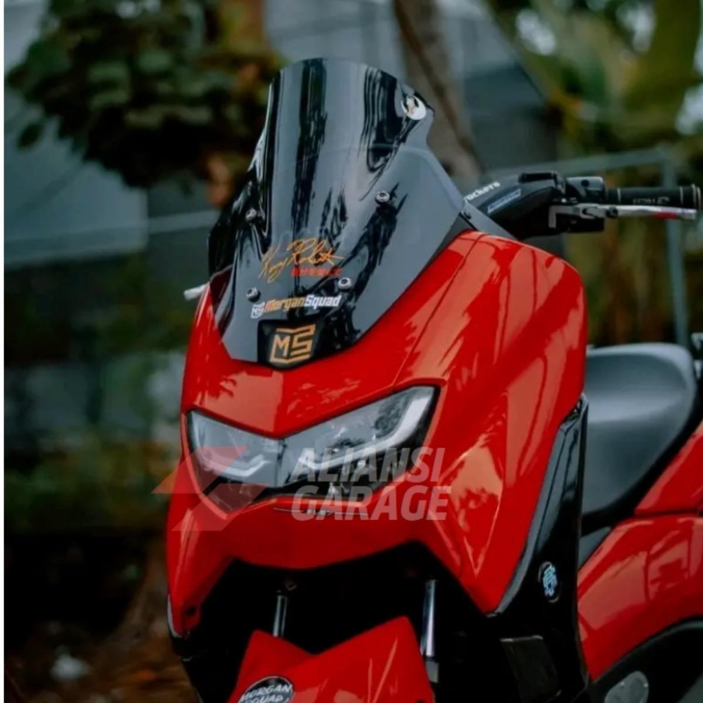 Windshield Yamaha Nmax New Model TDR Sporty V1 Visor nmax new TDR V1 Sporty Tebal
