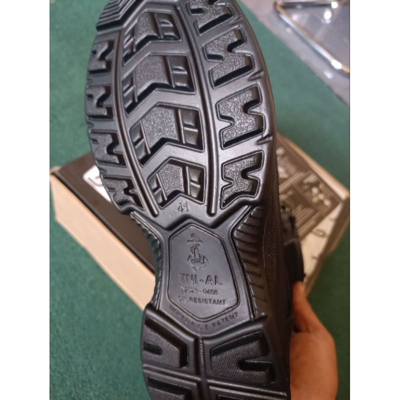 sepatu pdl jatah tni al bocorocco tali putar