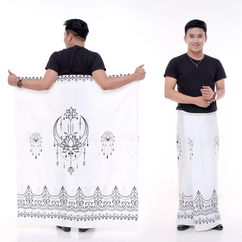 Sarung Goyor Warna Putih Keren Berkualitas