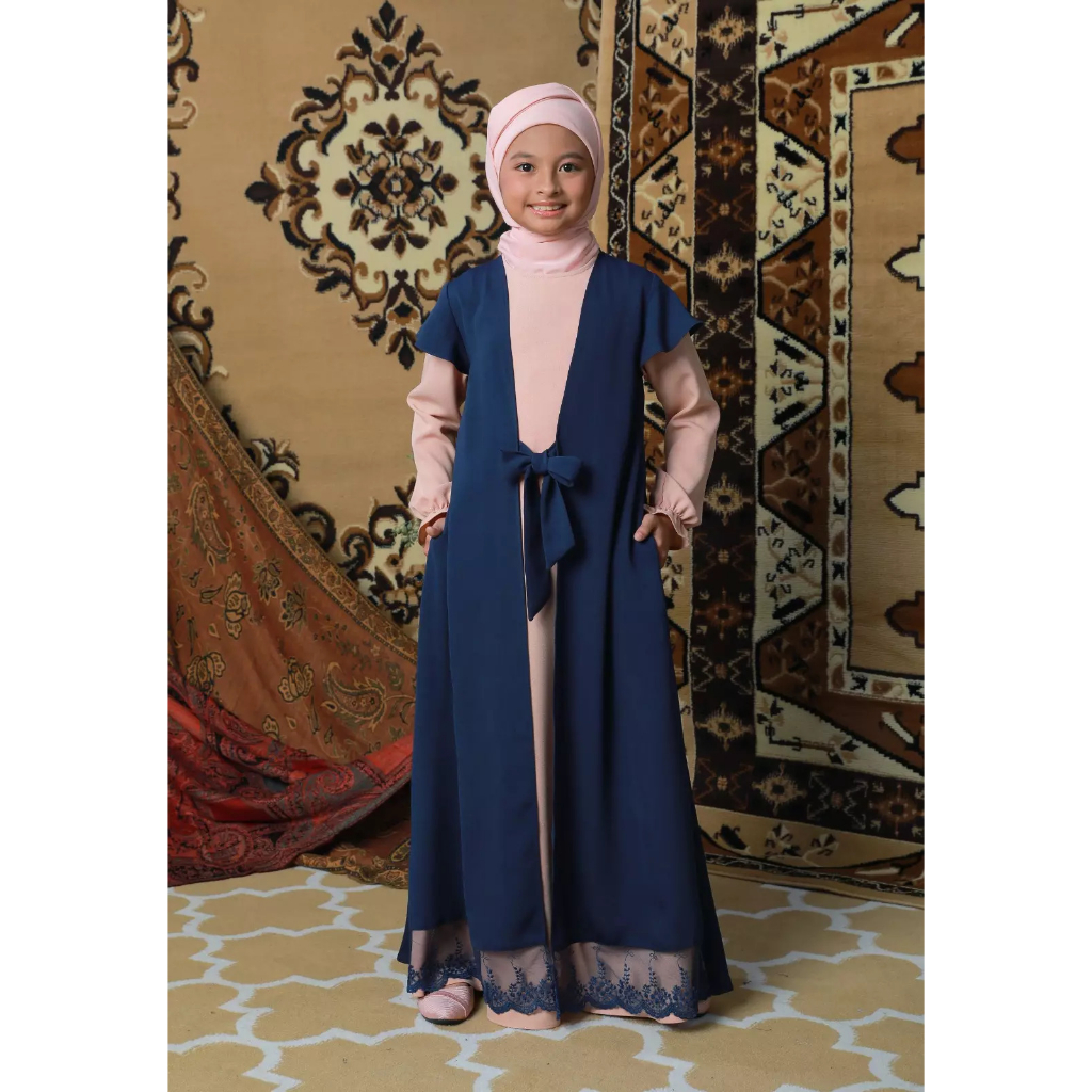 ZOYA BAJU BUSANA GAMIS ANAK MUSLIMAH KHAESA GIRL DRESS