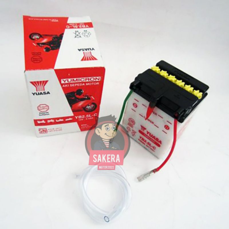 AKI BASAH YUASA GL MAX GL PRO ACCU GL AKI BASAH TERMURAH