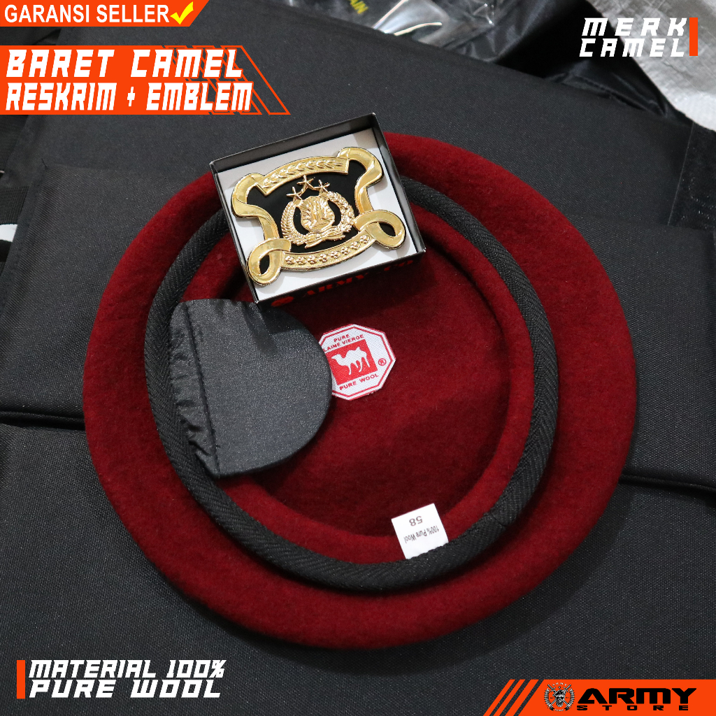 BARET CAMEL RESKRIM + EMBLEM