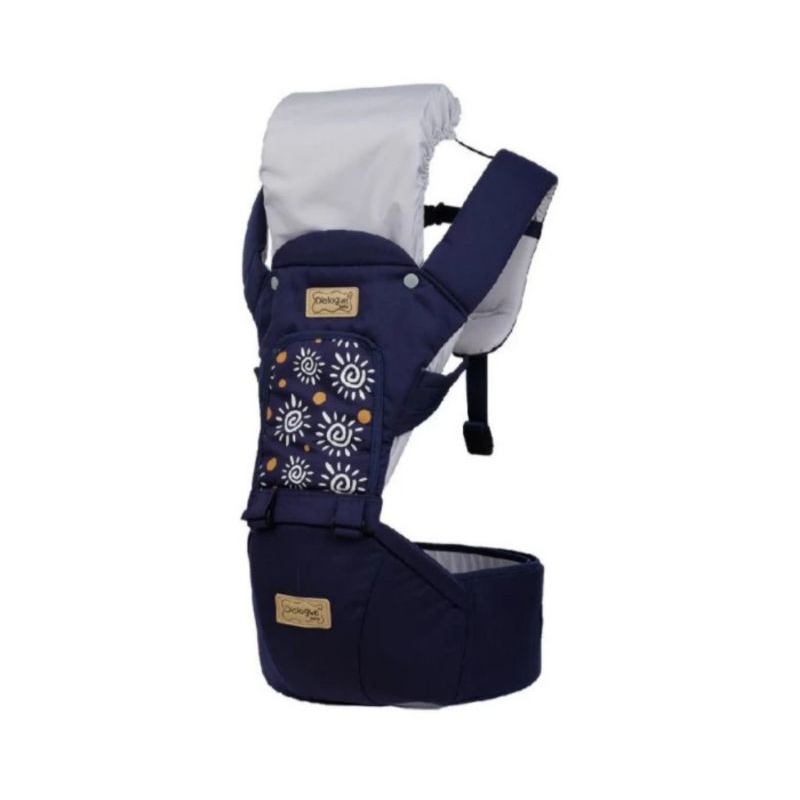 dialogue gendongan bayi hipseat 7 in 1 sunny series navy dgg1034