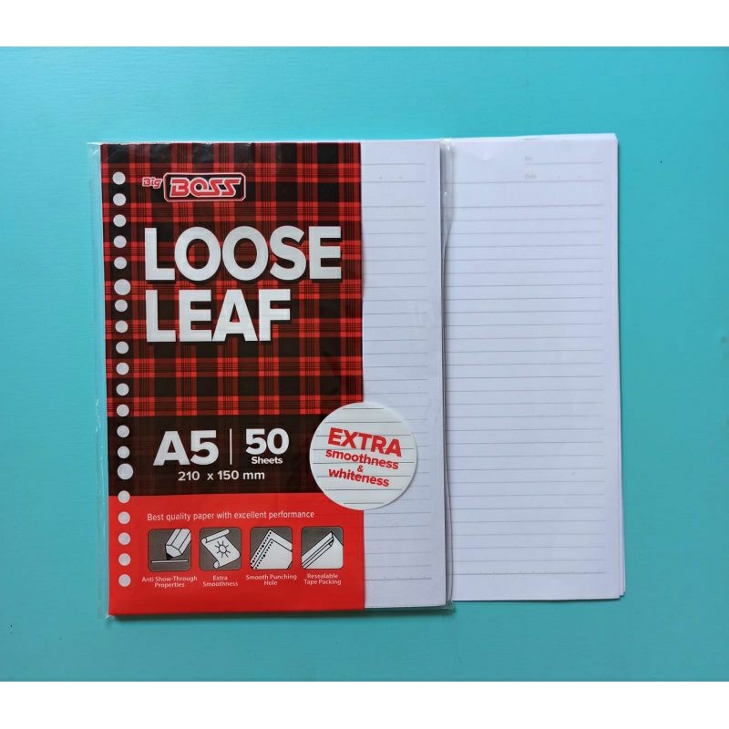 

50 LEMBAR ISI BINDER A5-50 GARIS BBO