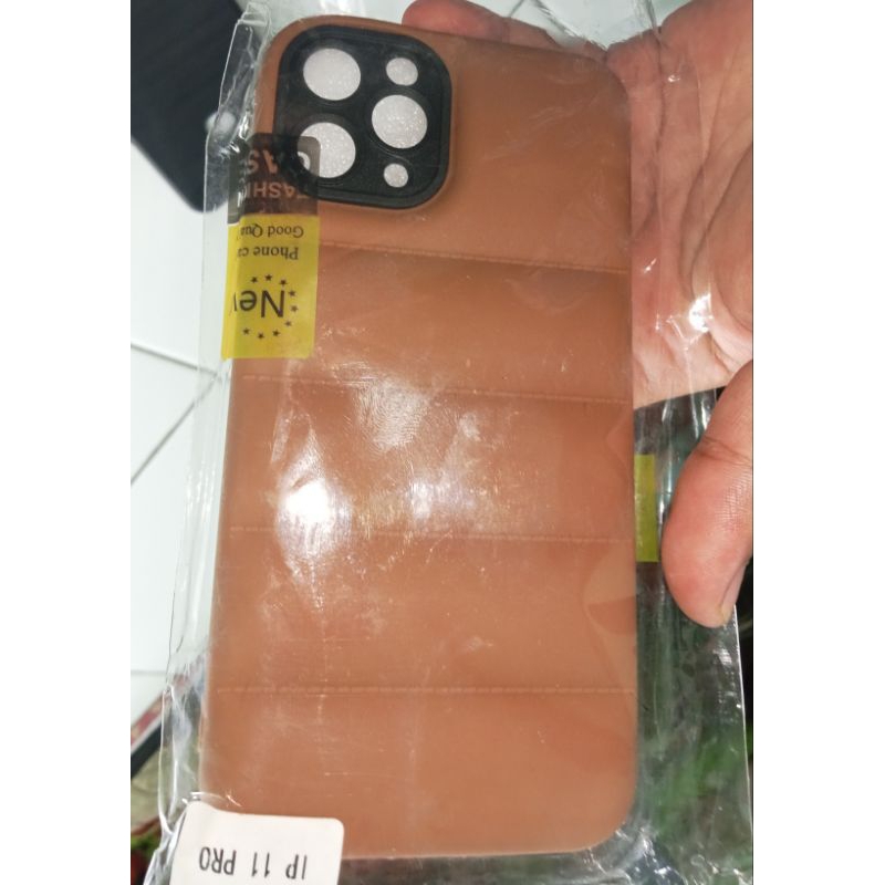 SoftCase fullcover IP 11 PRO BROWN