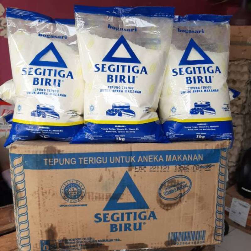 

Tepung Segitiga Biru 1 Dus isi 12 x 1 kg Termurah