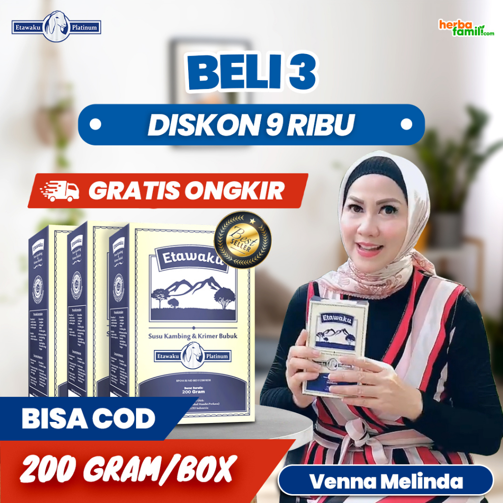 

ETAWAKU PLATINUM 100% ORIGINAL | Susu Kambing Etawaku Platinum Asli Ampuh Mengobati Sesak Nafas, Nafas Lega ETAWAKU PLATINUM