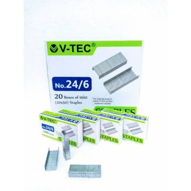 

Isi Hekter V-TEC no.24/6 / Staples (1 box kecil)