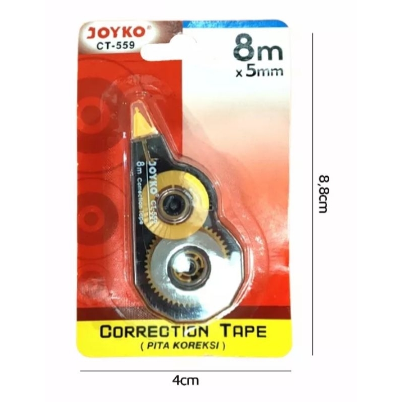 

Tip-ex Kertas Joyko 8m CT-559 / Correction Tape (1 pcs)