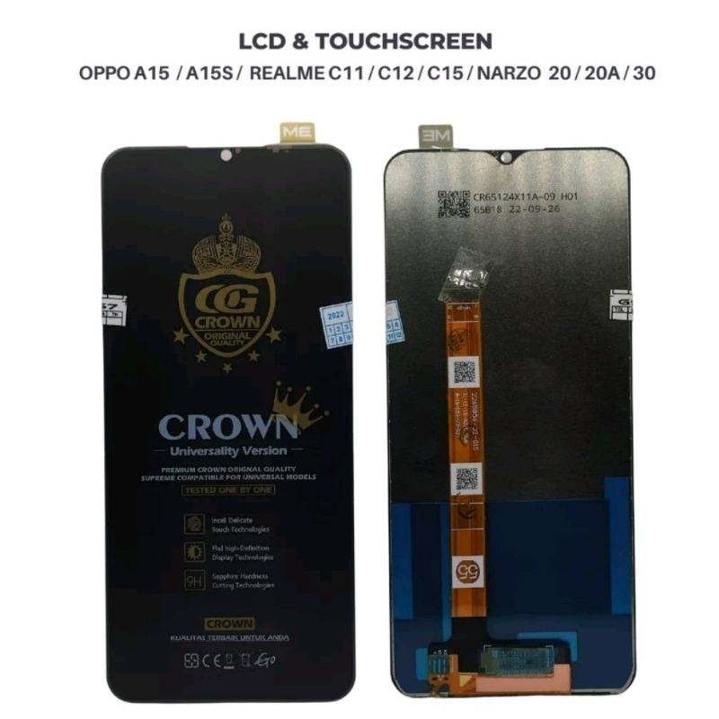 LCD TOUCHSCREEN OPPO A15 /A15S Meetoo Crown