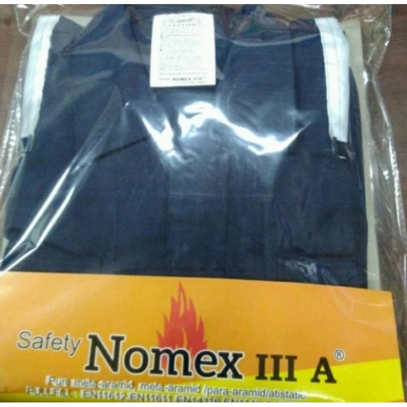 Wearpack Coverall Nomex IIIA Anti Api Biru dongker / Wearpack Nomex IIIA Navy