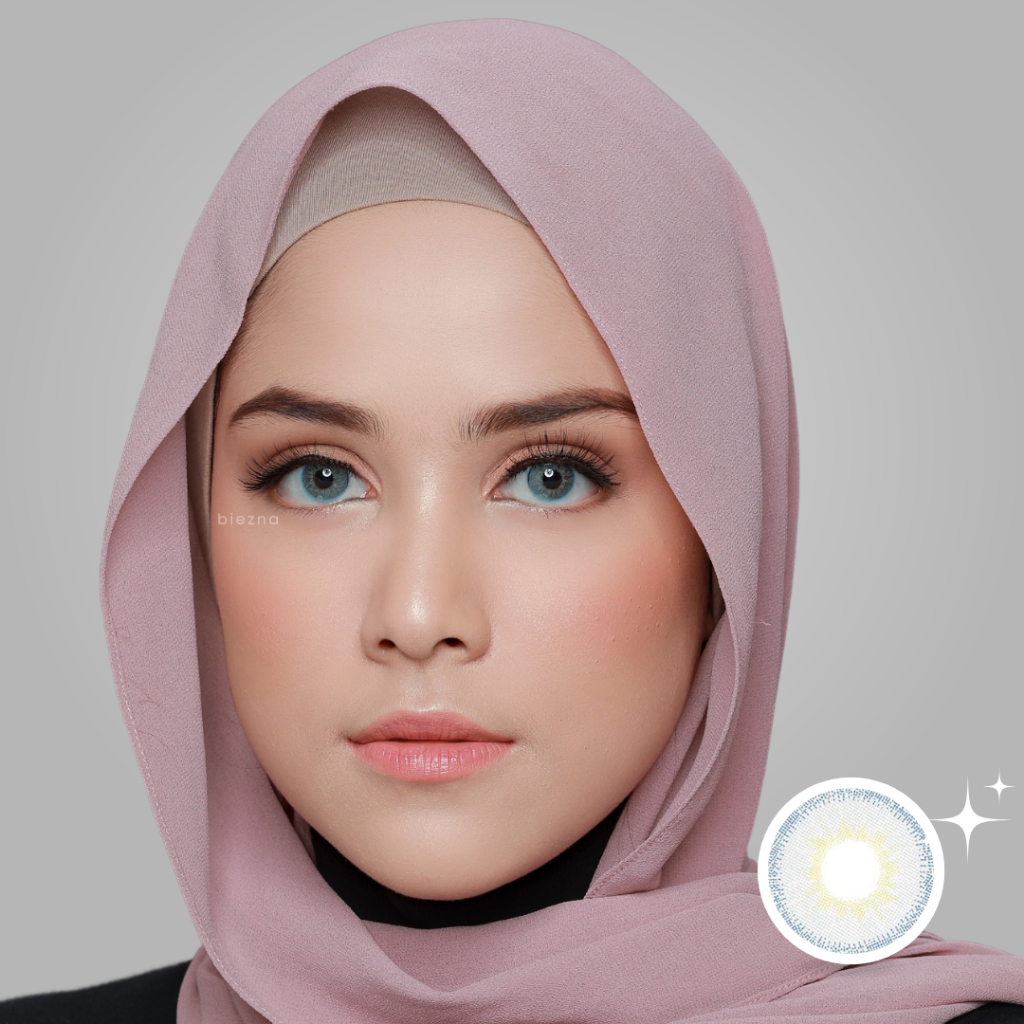 BIEZNA Softlens Fuzzy Grey | Softlens Normal s/d Minus -8.00