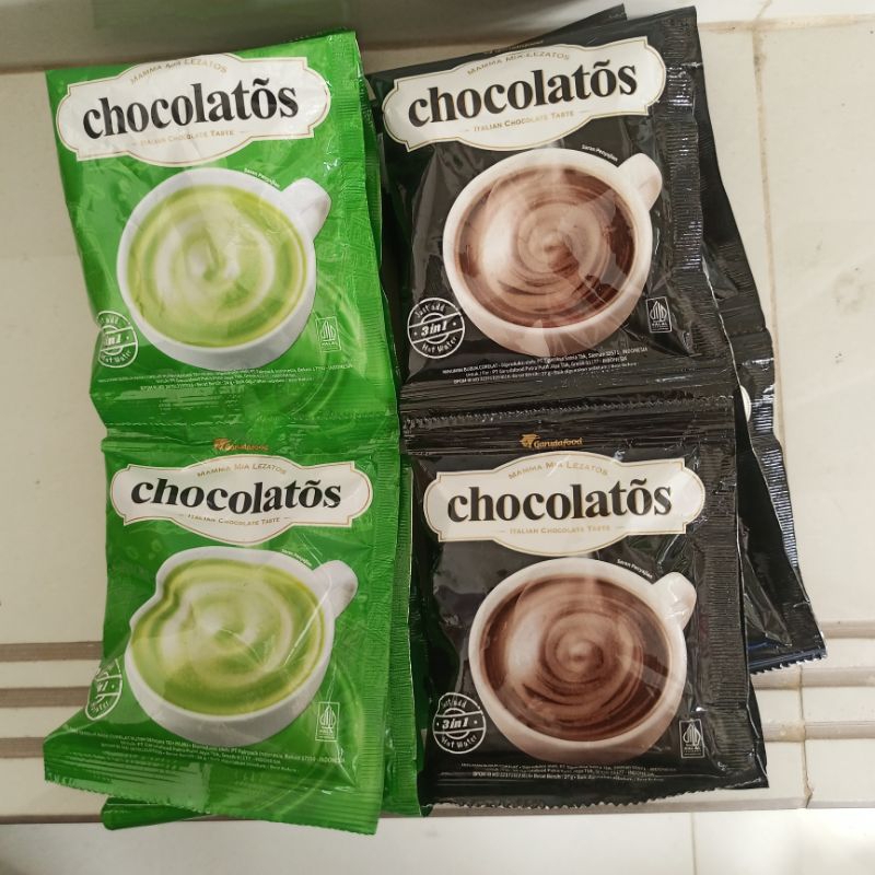 

Chocolatos Drink rasa Chocolate / Matcha Sachet 24-27gr