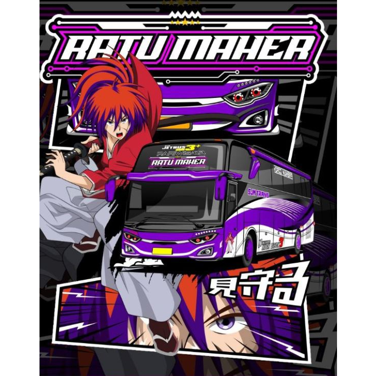 

Stiker Bus Ratu maher 1 Cutting Laser