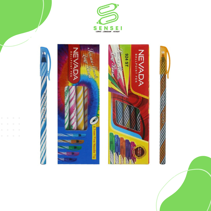 

12 Pcs Montana Bolpoin Pen / Bolpen / Pulpen / Ballpoint / Pena Murah NEVADA Lilin
