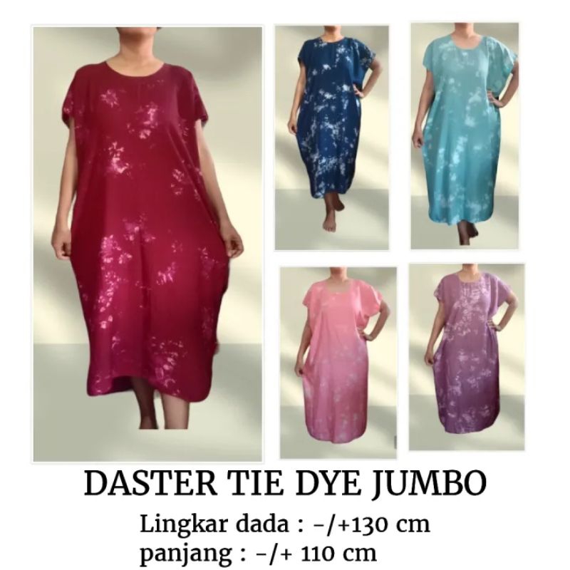 DASTER TIE DYE JUMBO ASLI BALI fit to XXL / DASTER JUMBO BALI