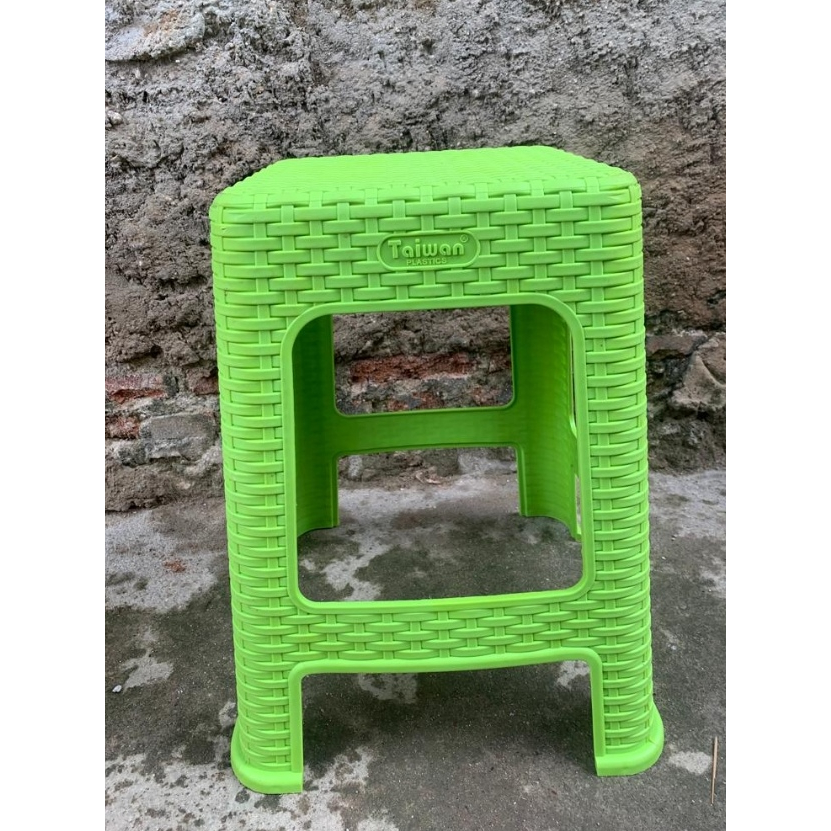 Kursi Rotan Kursi Plastik Kuat Beban Kursi Model Kotak Dan Bulat Kursi Merek Taiwan