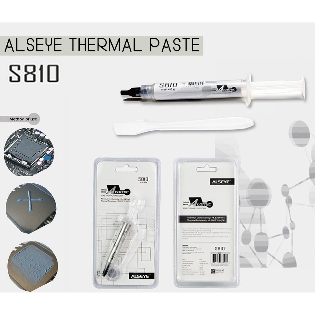 PASTA SILICONE ALSEYE S810 , PASTA SILICONE ALSEYE S420 & PASTA SILICONE ALSEYE T10