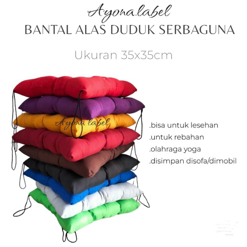 Bantal duduk tebal bantal alas kursi bantal duduk lesehan bantal kursi bantal sofa bantal alas jok m