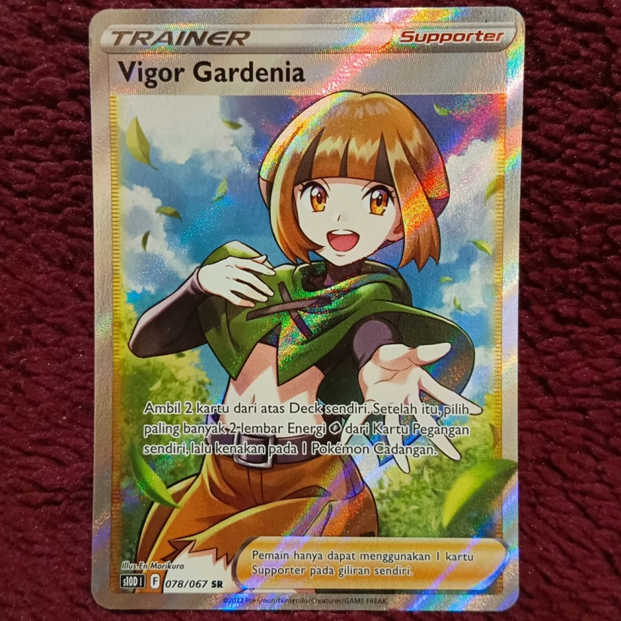 Vigor Gardenia SR s10d - Pokemon TCG Indonesia foil holo