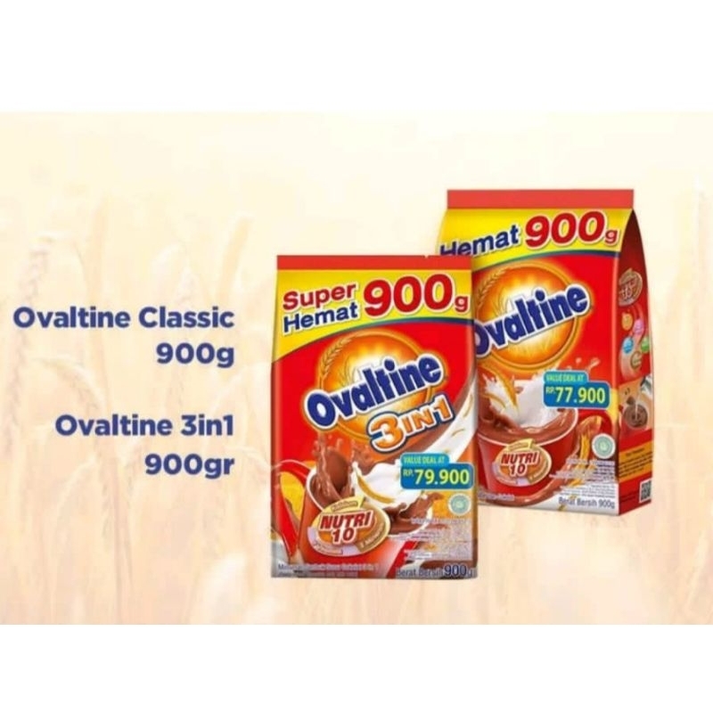 

Ovaltine classic malt 900gr susu Ovaltine BPOM