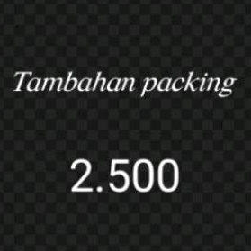 

tambahan packing