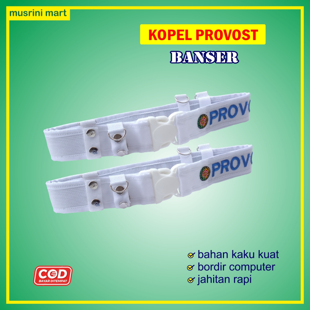 Kopel Provost Banser Nu Sabuk Provost Ikat Pinggang Provost