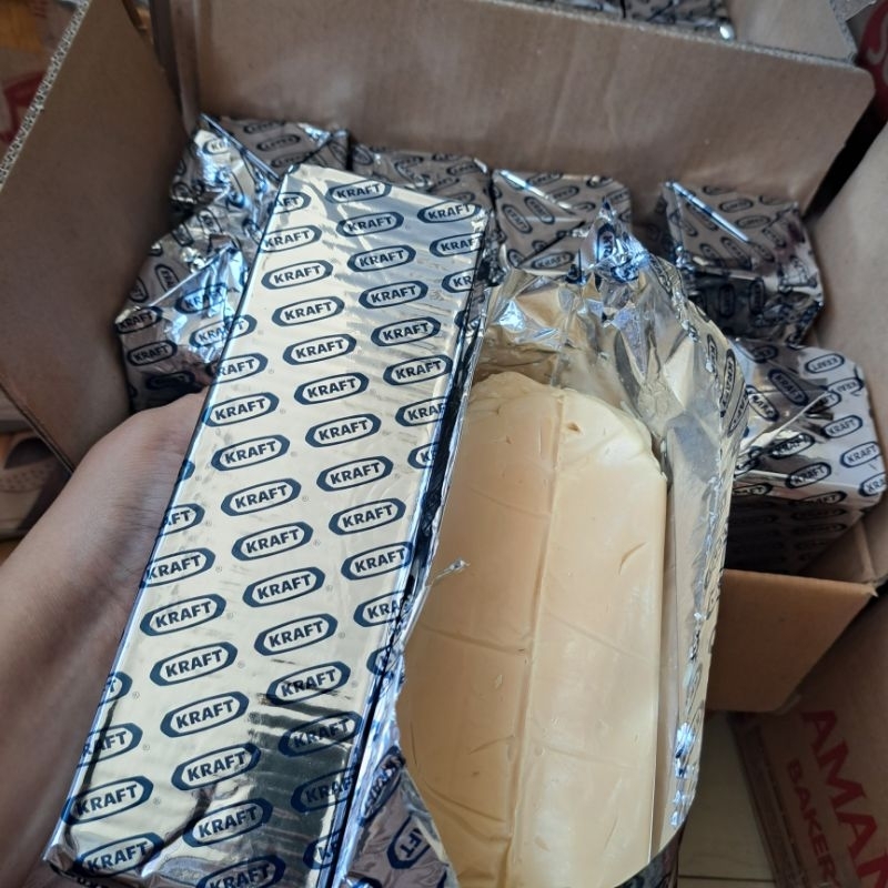 KEJU KRAFT CHEDDAR FOIL 2KG dan MEG CHEDDAR