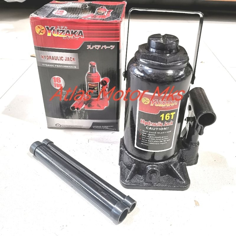 [1PC][16TON] DONGKRAK BOTOL HYDRAULIC JACK KAPASITAS 16TON - YUZAKA 16TON
