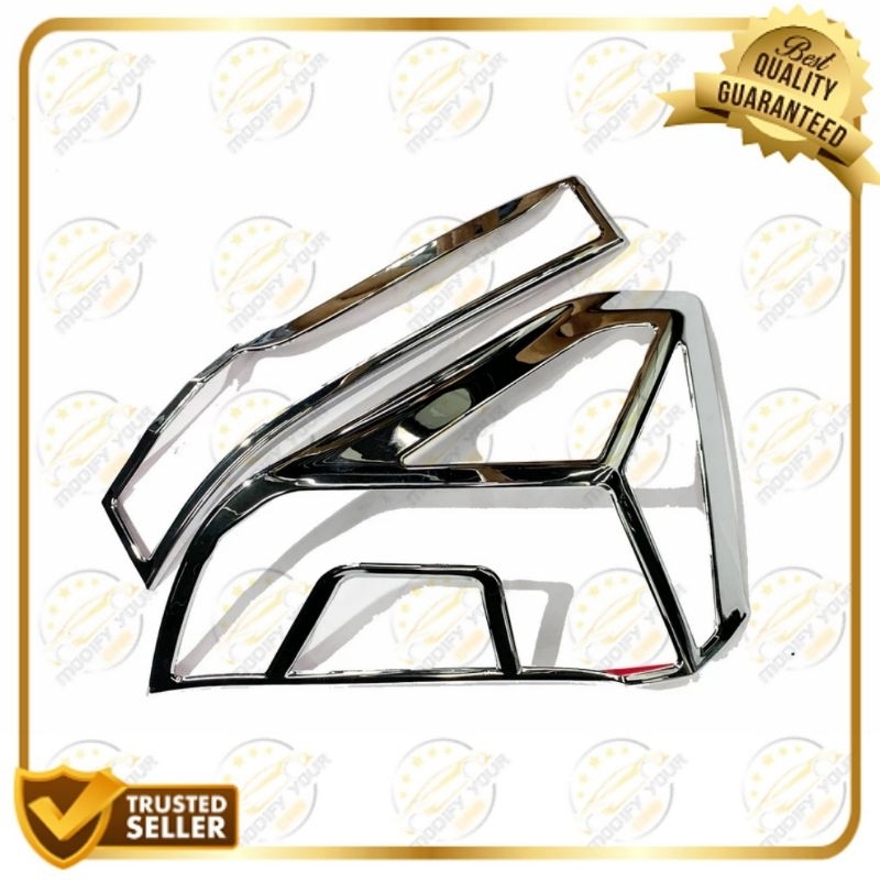 Garnis Lampu Belakang Stoplamp Honda Jazz 2014 Chrome