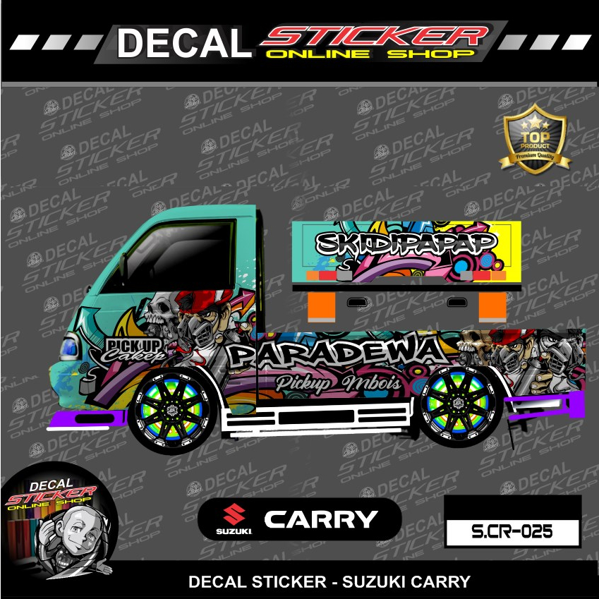 DECAL MOBIL CARRY PICKUP FULL BODY