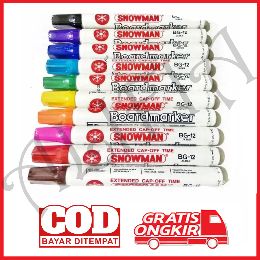 

Snowman Spidol White Board / Papan Tulis BG12 Whiteboard