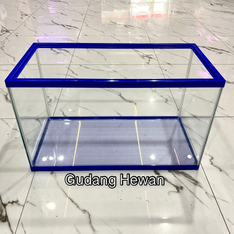 GEX 60 CM BIRU - 60x30x35 CM - AQUARIUM IKAN - TEMPAT IKAN