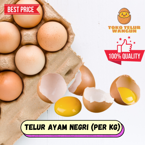 

[TERMURAH] Telur Ayam Negri (per kg)