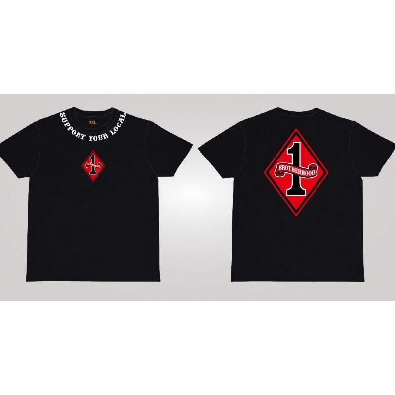 Bikers Brotherhood MC T-Shirt, SUPPORT YOUR LOCAL
1 BROTHERHOOD