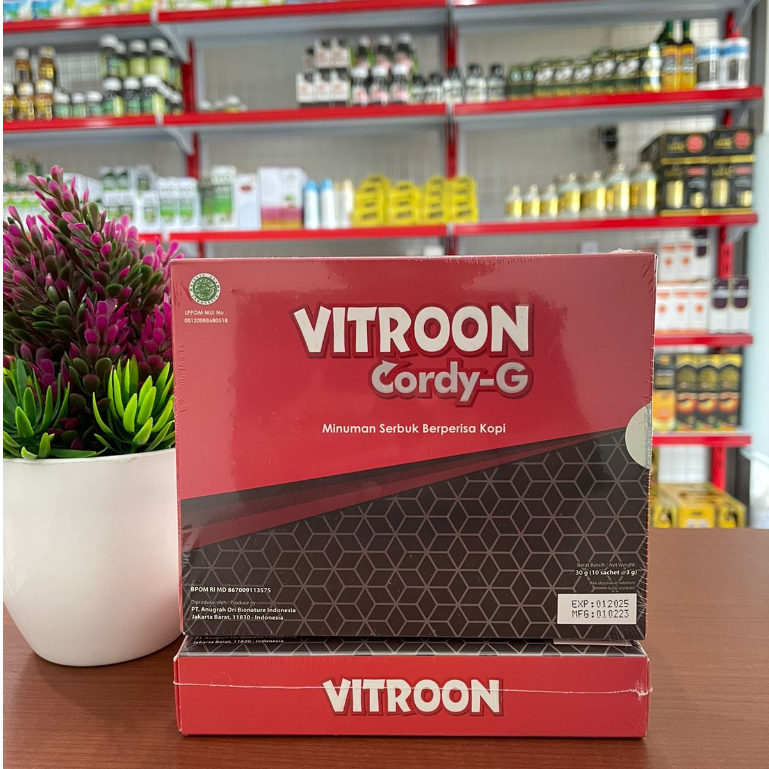 Vitroon Cordy G ORIGINAL | Vitron Asli isi 10 Sachet