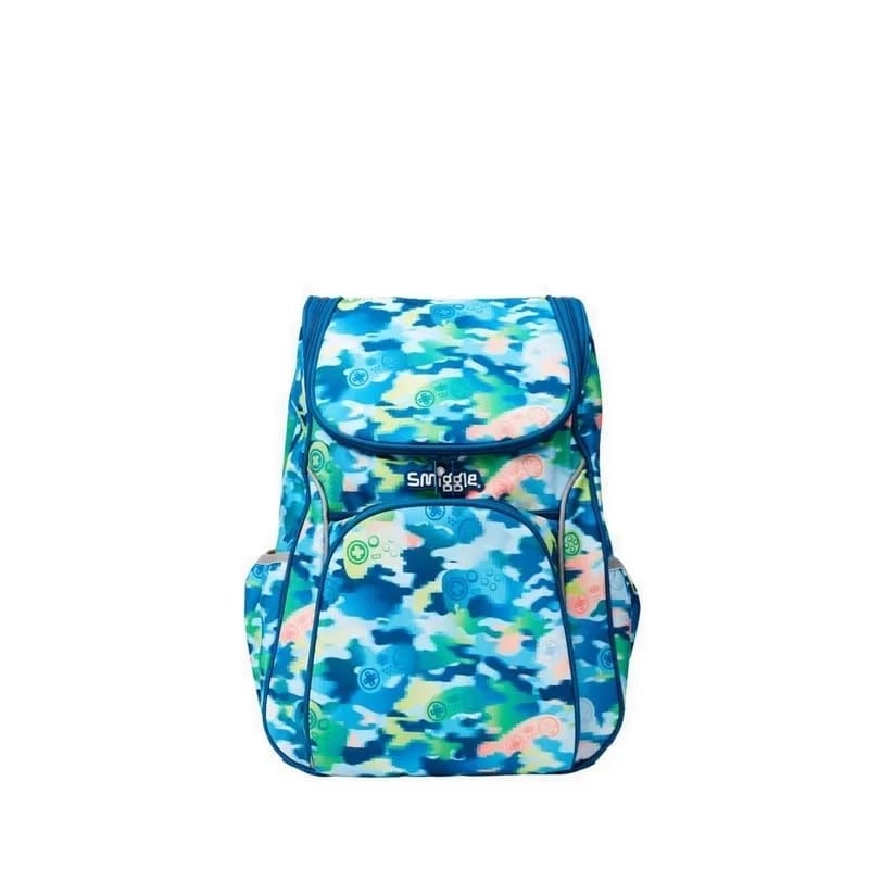 Smiggle Backpack Hide Access Blue Original - Tas Sekolah Smiggle