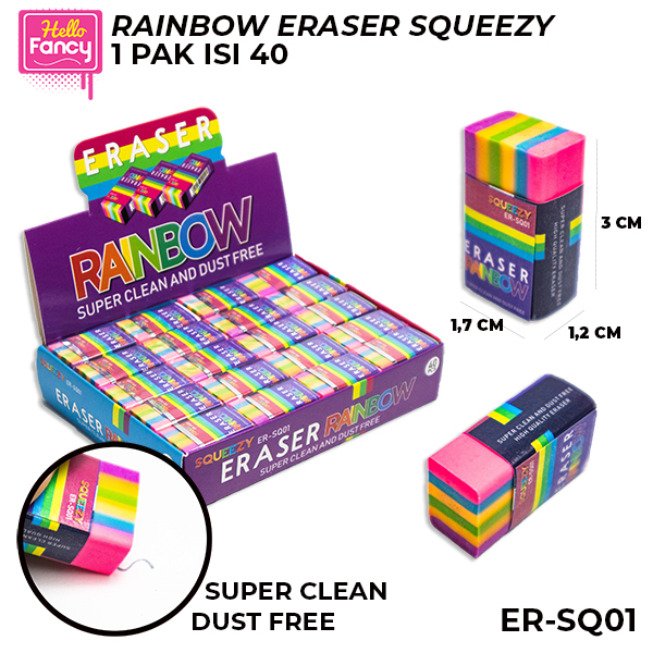 

Penghapus / Eraser Rainbow ER-SQ01