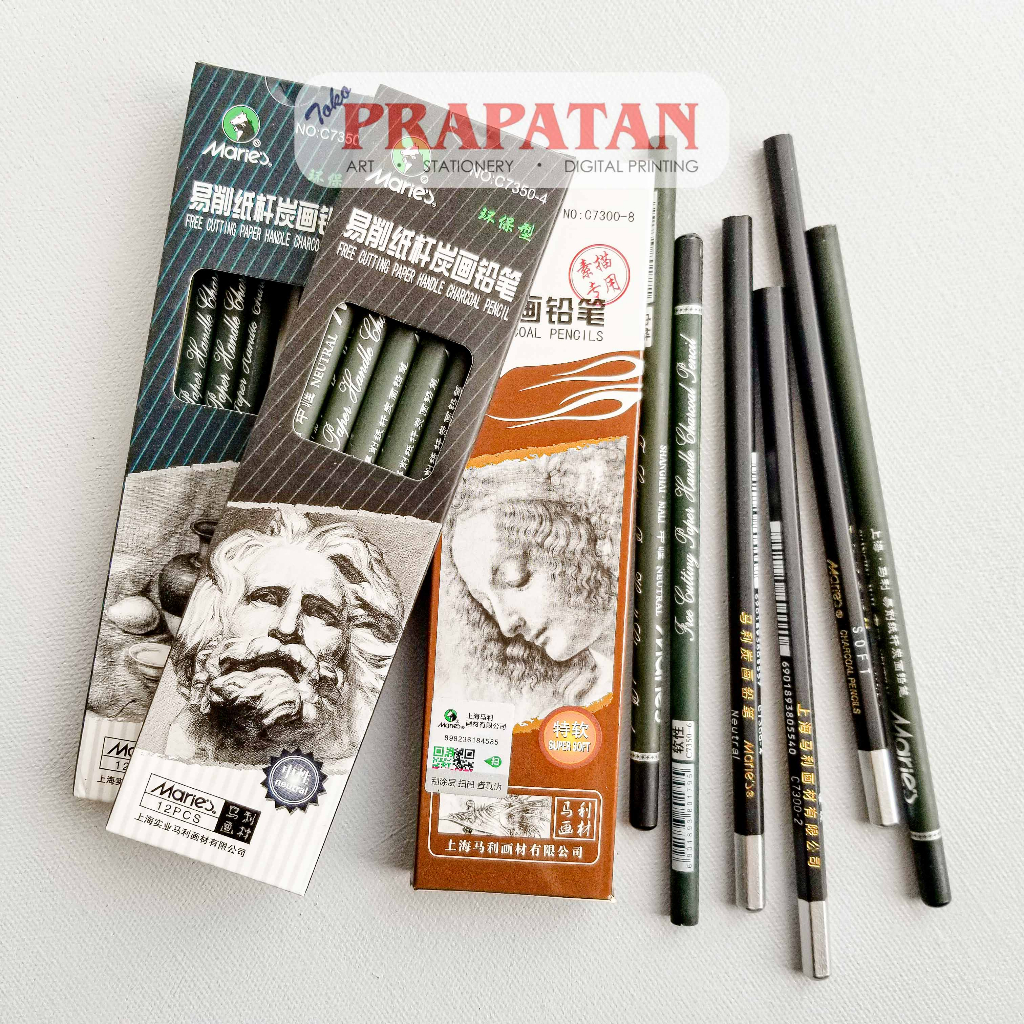 

Maries Charcoal Pencil C7300/C7350 | Pensil Arang