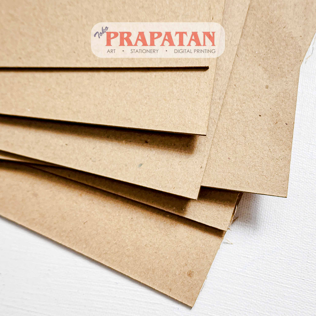 

Karton Board | Karton Coklat 65x75cm ( 6 Lembar )