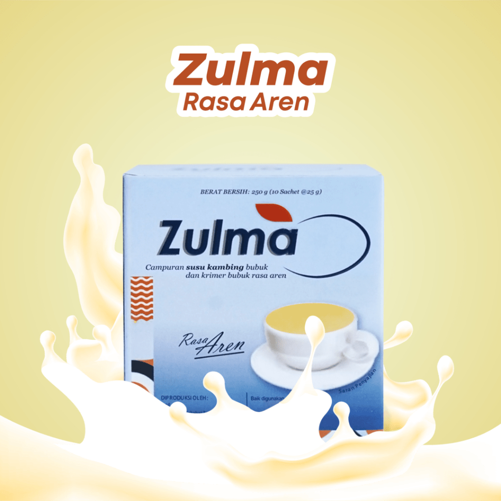 

Zulma Susu Kambing Sachet - Rasa Gula Aren | Susu Kambing Etawa bubuk bernutrisi