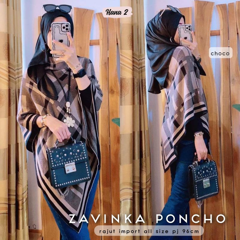 Zavinka poncho rajut import free size by Hana