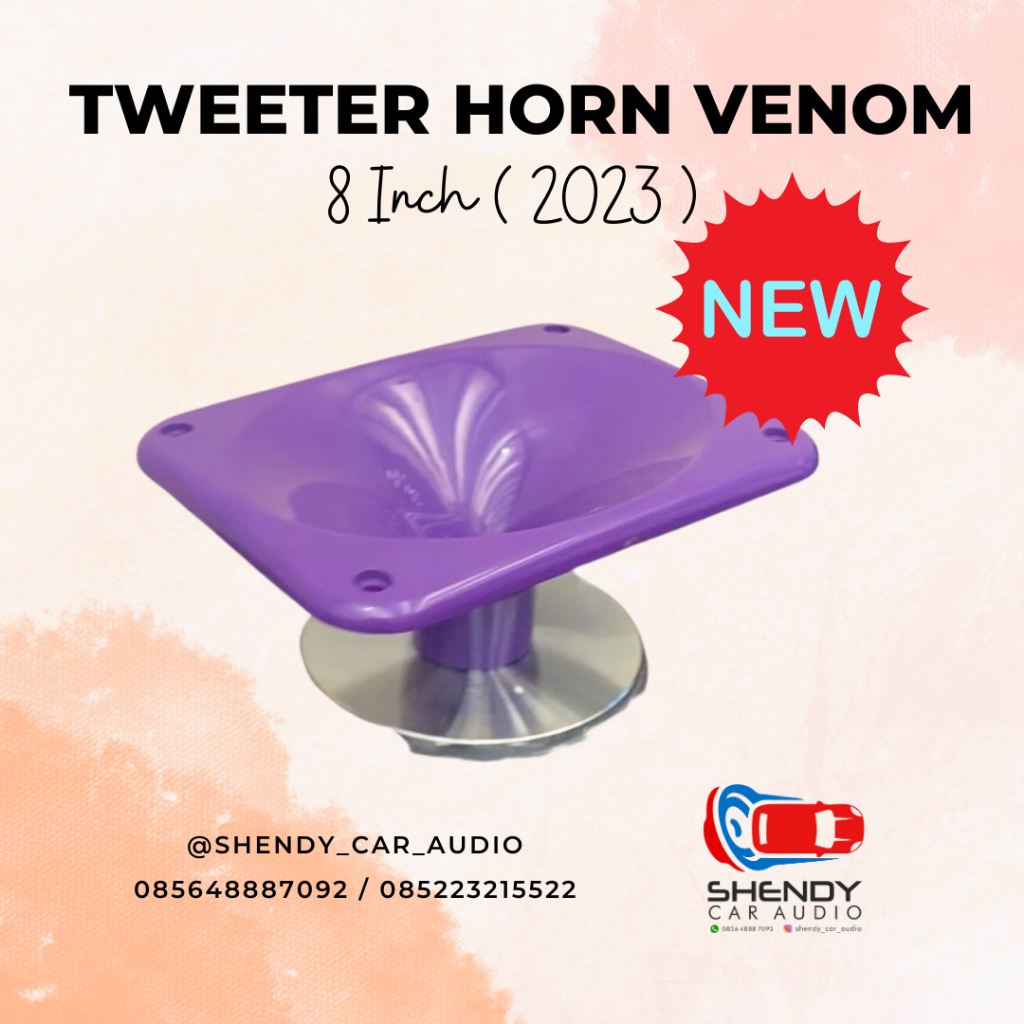 Tweeter Horn Venom Pengganti VX4.2HT Tweeter Horn Venom 8 inch 2023 New