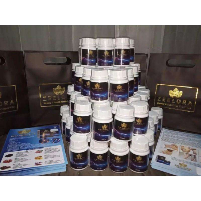 PROMO BIO MIRACLE ZEELORA Asli bio miracle Original obat herbal asam lambung asam urat sendi diabete