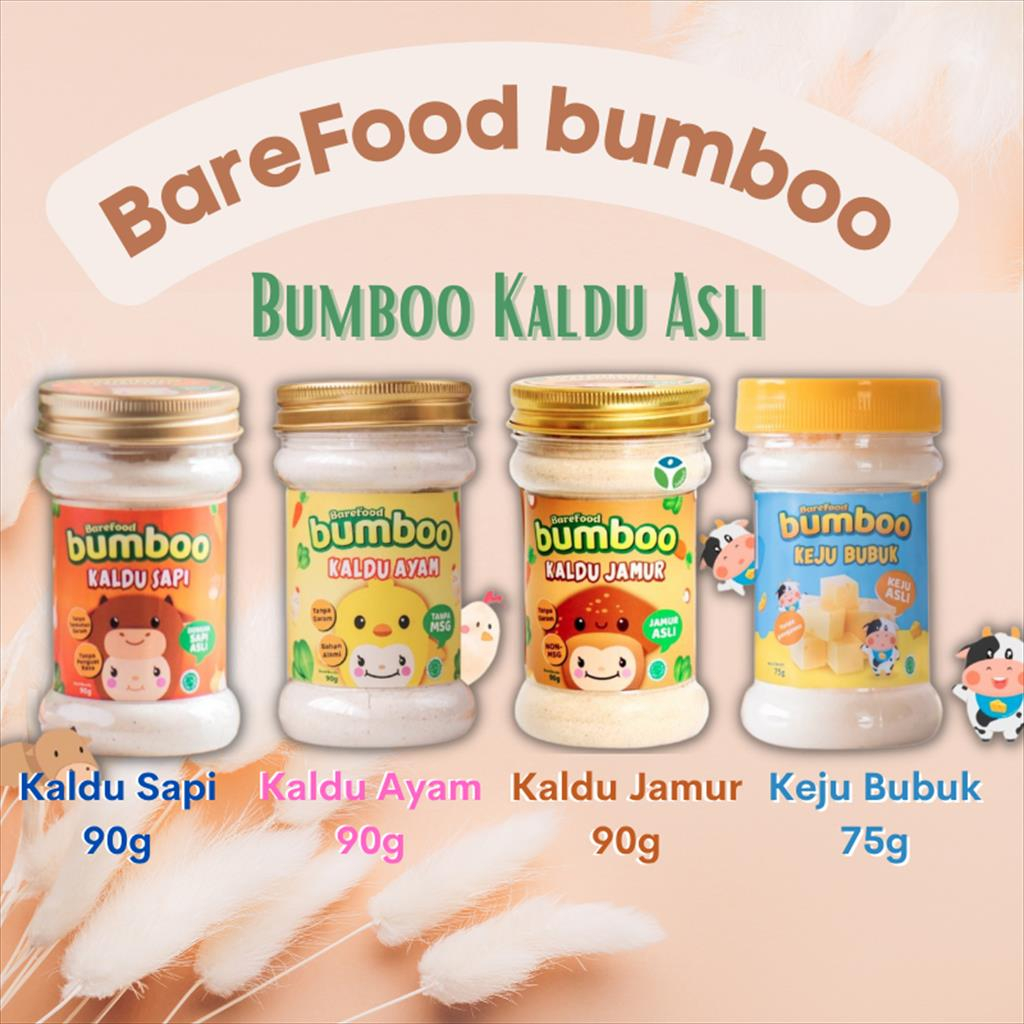 

Barefood Bumboo Kaldu Sapi / Ayam / Jamur / Bubuk Keju - Kaldu Asli Kaldu Anak MPASI - No MSG - Tanpa Gula Tanpa Garam