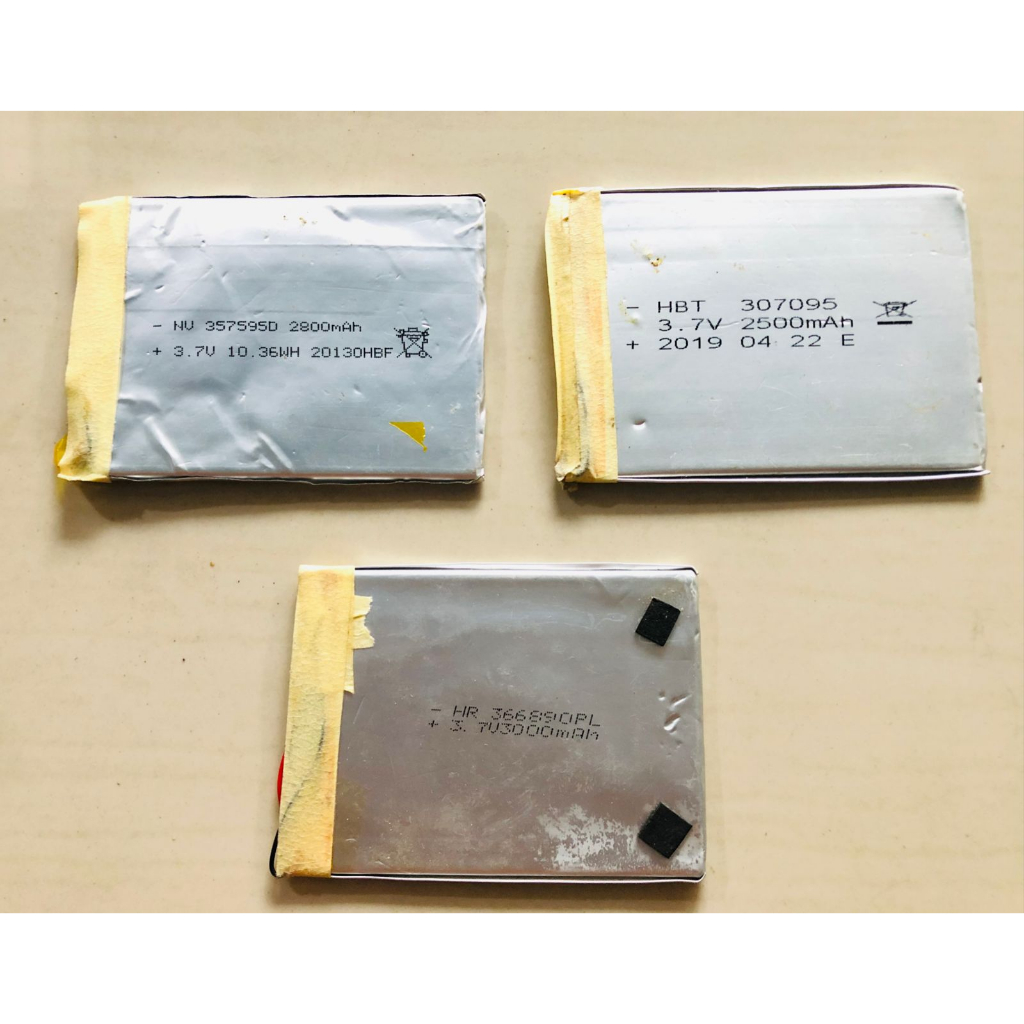 TERMURAH BATRE BATERAI POLYMER  3.7V  2500 MAH - 3000 MAH 100% NEW CODE 02